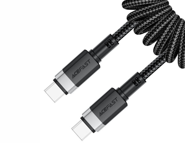 Acefast USB-C cable with braided design on a white background