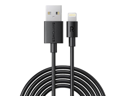 كابل RAVPower RP-CB030 Lightning بطول متر واحد - كابل USB للشحن والمزامنة السريع