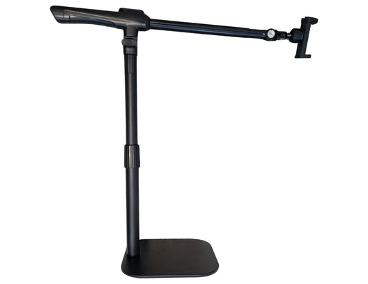 F7 Desktop Overhead Photography Stand with Multi-Axis Adjustment A-F7-ZMSJH – Black on a white background