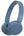 Blue Sony headphones on a white background
