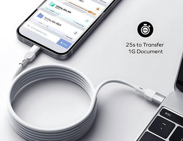 Momax Mag Link Magnetic USB-C to USB-C Cable 100W (Up to 2m) - THABTHABA STORE