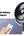 Portable fan with remote control on a white background