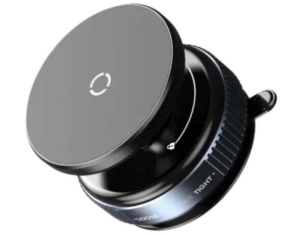 Vacuum Suction Magnetic Bracket K009 – Black on a white background