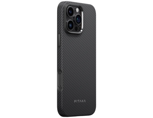 Pitaka Classic Black/Grey Military-Grade Protective Case for iPhone 16 Pro & Pro Max