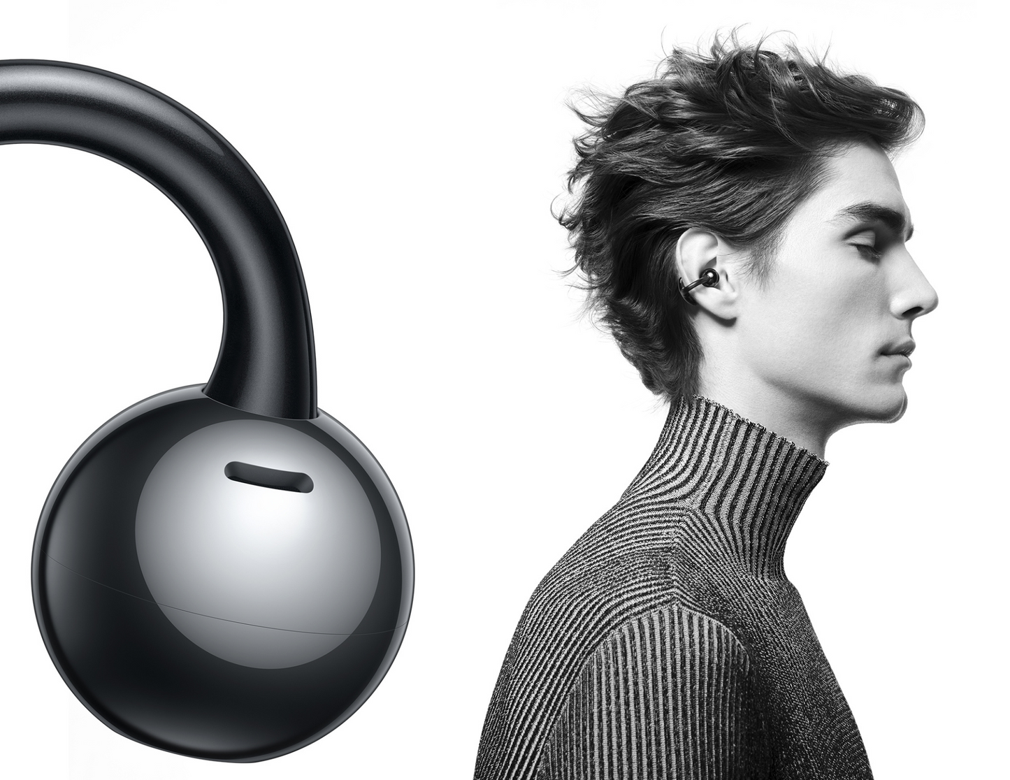 سماعات Huawei FreeClip Earbuds | عمر بطارية طويل ومقاومة IP54