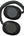 Sony WH-1000XM6 Wireless Noise Canceling Headphones – Black on a white background