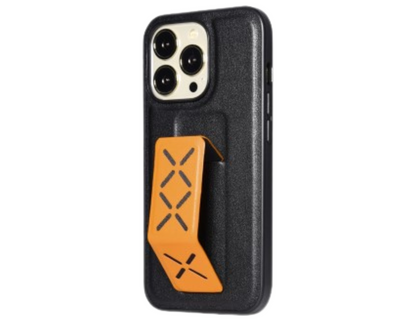 Tingz Genuine Leather Case with Hand Grip for iPhone 13 Pro/13 Pro Max