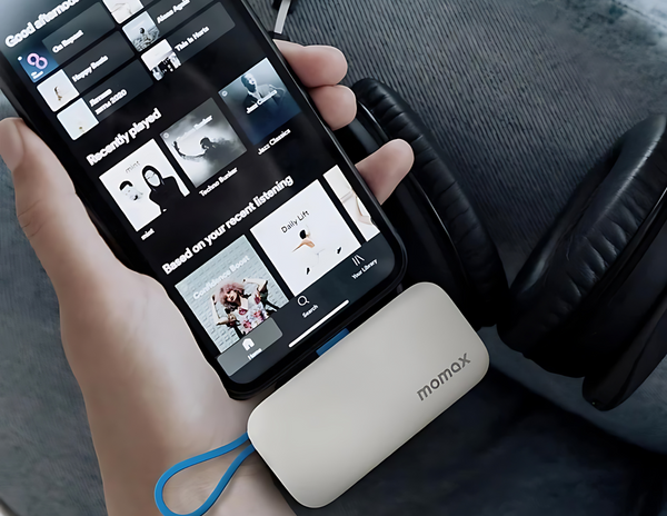 Momax 1-Power Mini , 3-in-1 Power Bank 5000mAh - USB-C - THABTHABA STORE