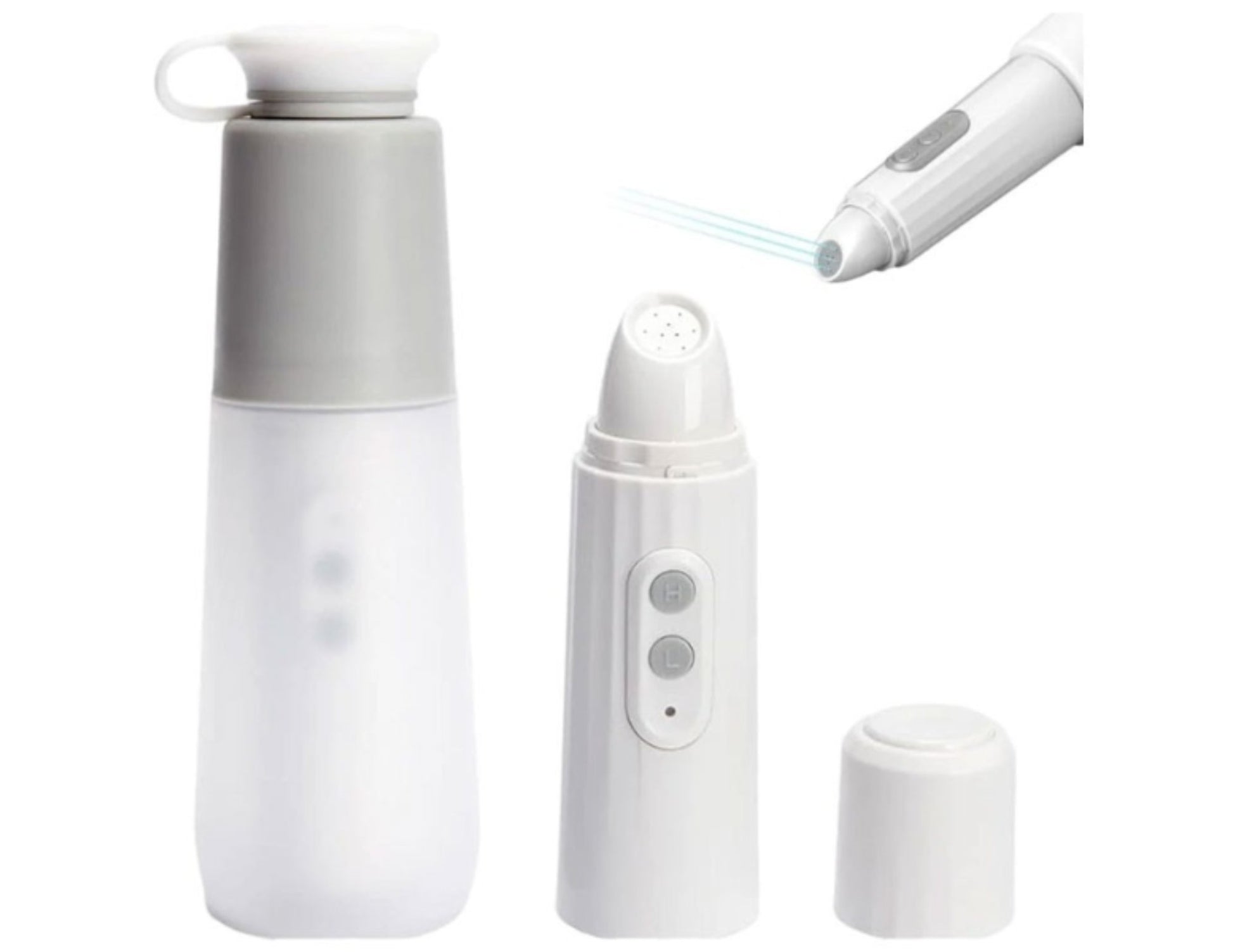 Moxedo Portable Travel Bidet MX-PTB001 – Rechargeable Electric Sprayer with a nozzle on a white background