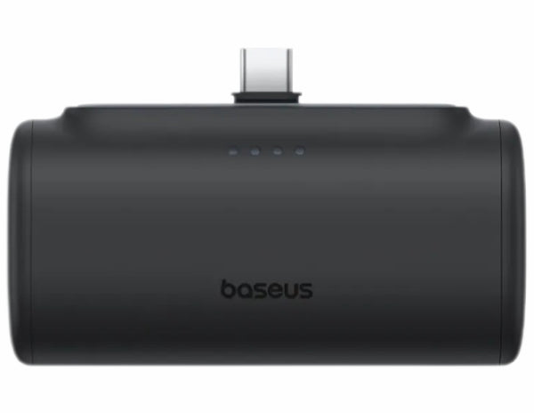 Baseus Compact Fast Charging Power Bank Type-C 5000mAh 20W Cluster Black P10068306113-00