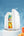 PAWA Mini Refrigerator 10L PW10LMR-WH with drinks on a snowy background