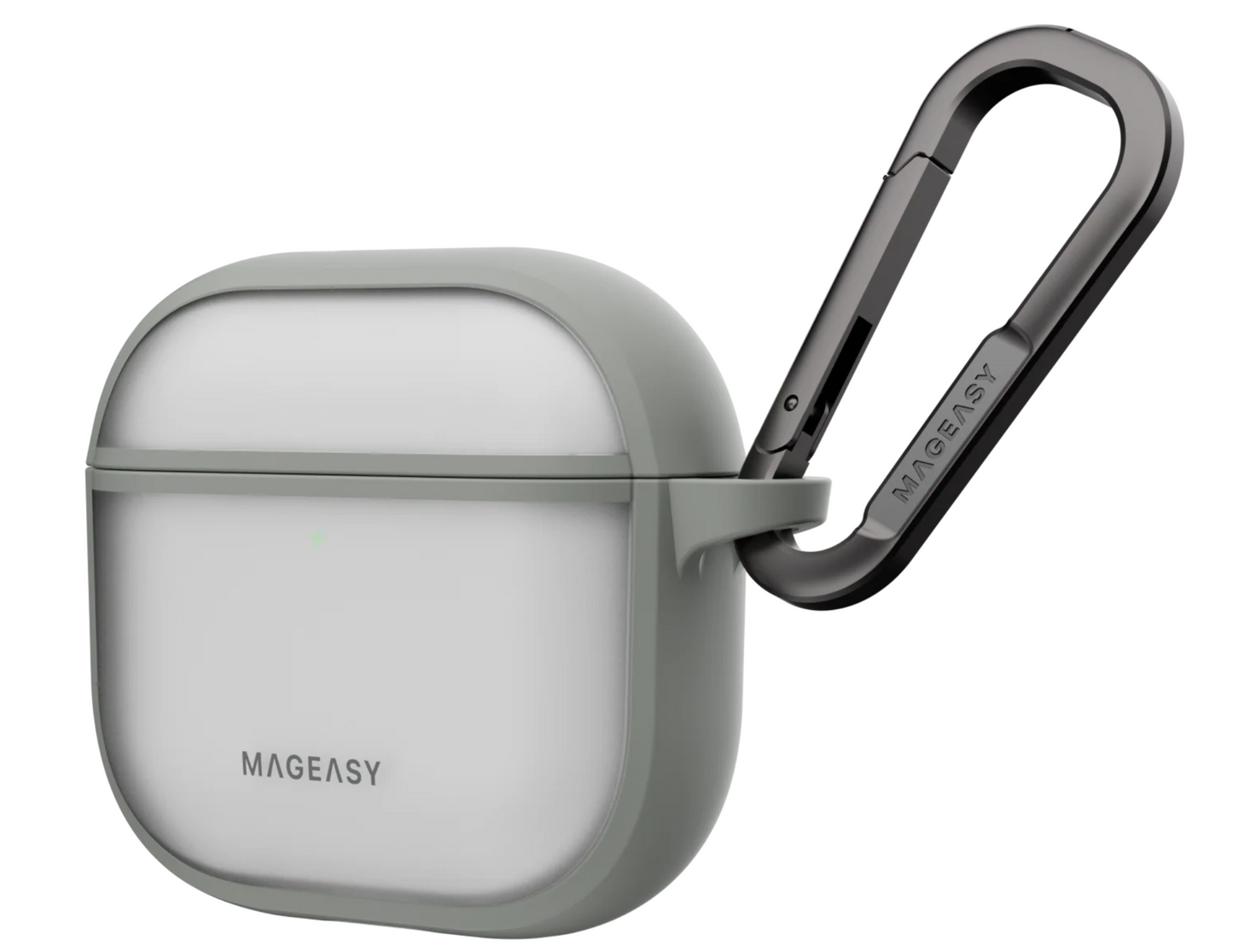 MagEasy Roam AirPods 4 Case MAPAP4174MT24 | Translucent Black & Gray