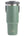 Green Tyeso TS-8828 Vacuum Insulated Tumbler 900ML – With Handle & Straw Lid on a white background