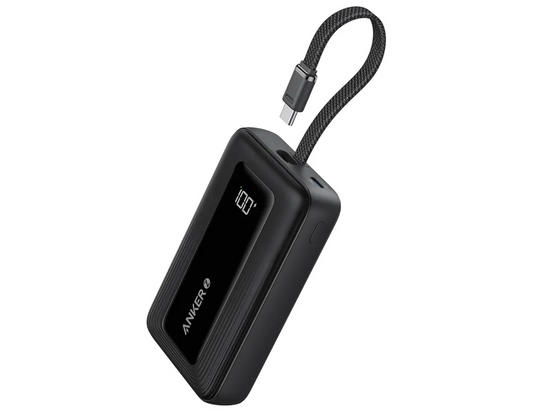 Anker Zolo Power Bank A1689H11 in black with 20,000mAh capacity.