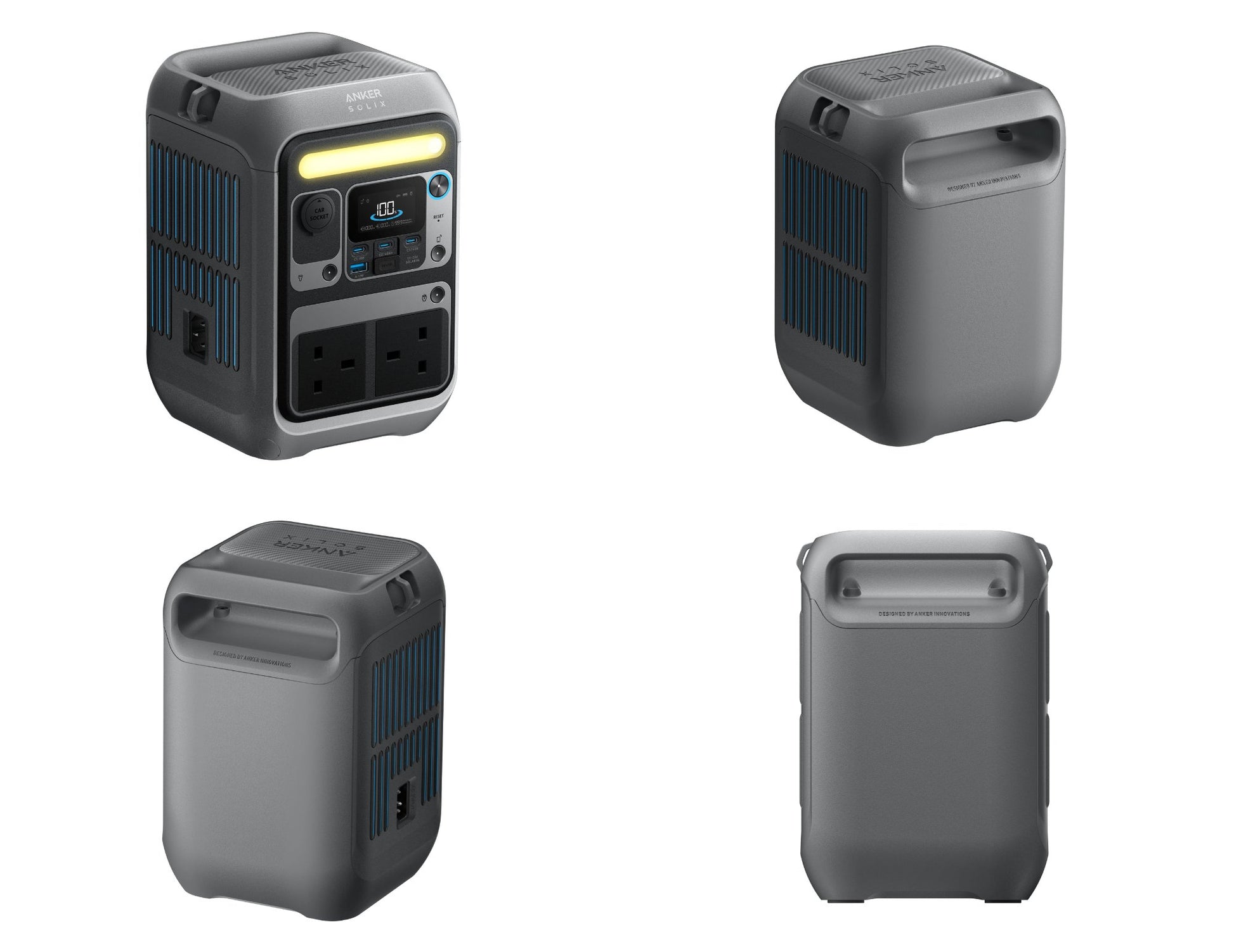 Anker SOLIX C300 portable power station 288Wh 300W solar ready Qatar