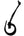 Arabic Letter Leather Car Hanging Pendant