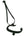 Arabic Letter Leather Car Hanging Pendant