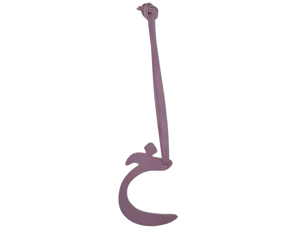 Arabic Letter Leather Car Hanging Pendant