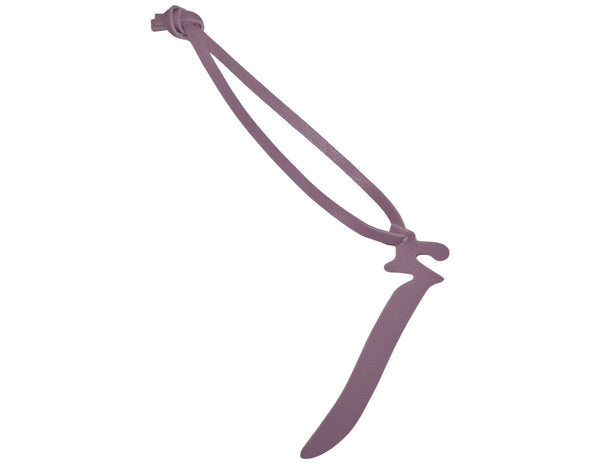 Arabic Letter Leather Car Hanging Pendant