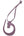 Arabic Letter Leather Car Hanging Pendant