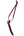 Arabic Letter Leather Car Hanging Pendant