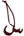 Arabic Letter Leather Car Hanging Pendant