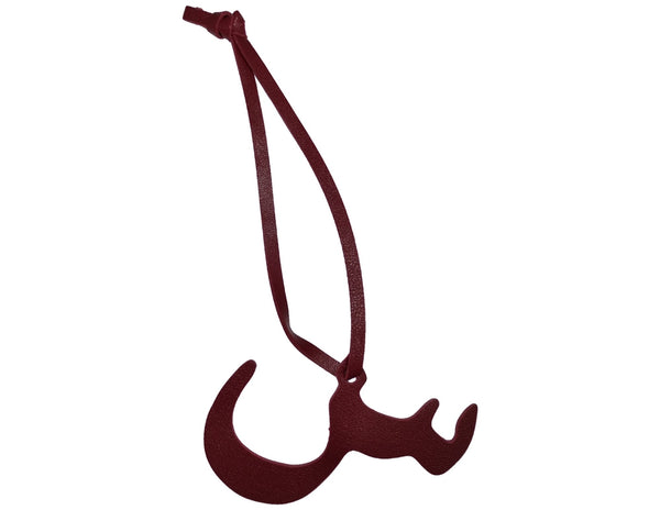 Arabic Letter Leather Car Hanging Pendant