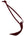 Arabic Letter Leather Car Hanging Pendant
