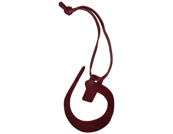 Arabic Letter Leather Car Hanging Pendant