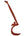 Arabic Letter Leather Car Hanging Pendant