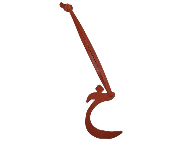 Arabic Letter Leather Car Hanging Pendant