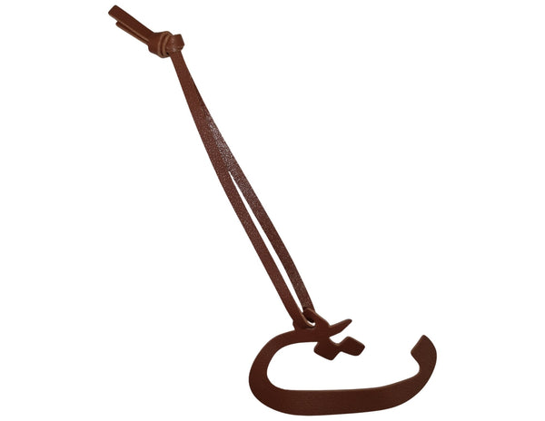 Arabic Letter Leather Car Hanging Pendant