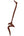 Arabic Letter Leather Car Hanging Pendant