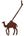 Heritage Leather Car Hanging Pendant