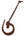 Arabic Letter Leather Car Hanging Pendant