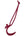 Arabic Letter Leather Car Hanging Pendant