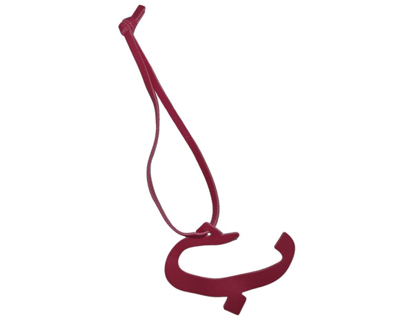 Arabic Letter Leather Car Hanging Pendant