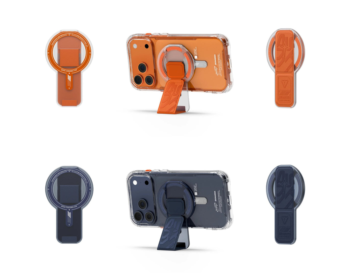 Skinarma PHAZE ARCH XE magnetic grip stand foldable black