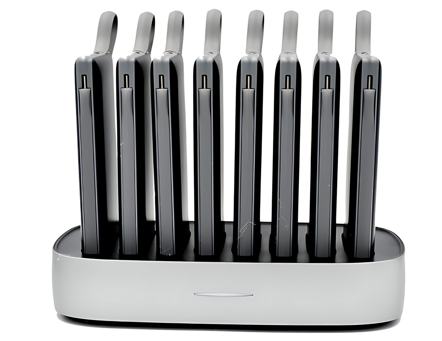 WST Multiple Power Bank Docking Station 10000MAH x 8 MagSafe Wireless Charging 15w - Black - THABTHABA STORE