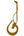 Arabic Letter Leather Car Hanging Pendant