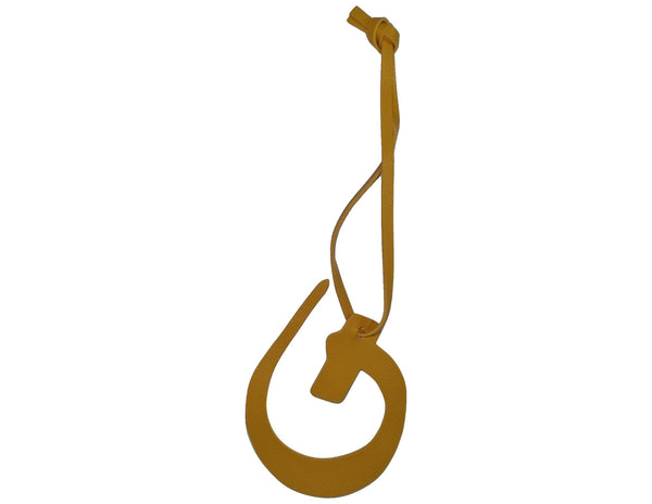 Arabic Letter Leather Car Hanging Pendant