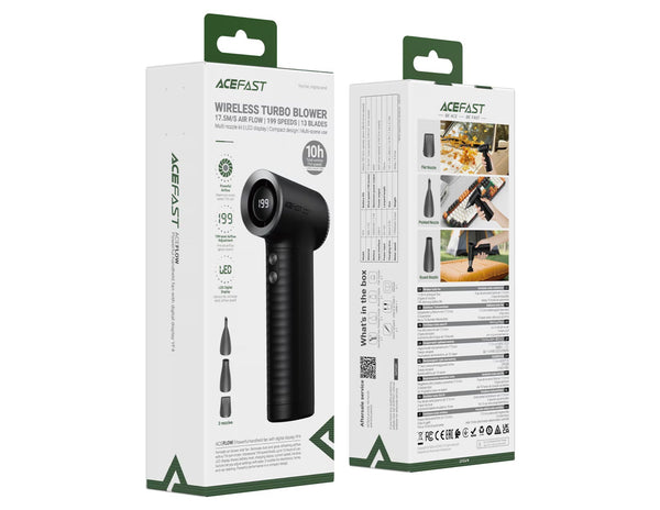 ACEFAST AceFlow YF4 turbo handheld fan with digital display 199 airflow levels and 17.5m/s airflow Qatar