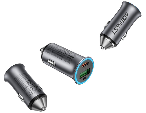 ACEFAST B16 95W car charger with USB-C and USB-A fast charging ports Qatar