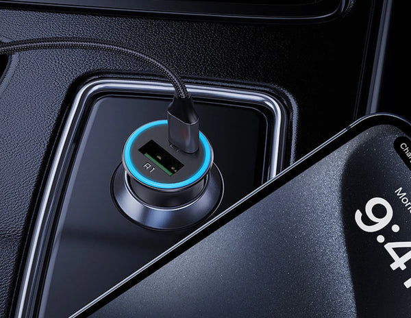ACEFAST B16 95W car charger with USB-C and USB-A fast charging ports Qatar