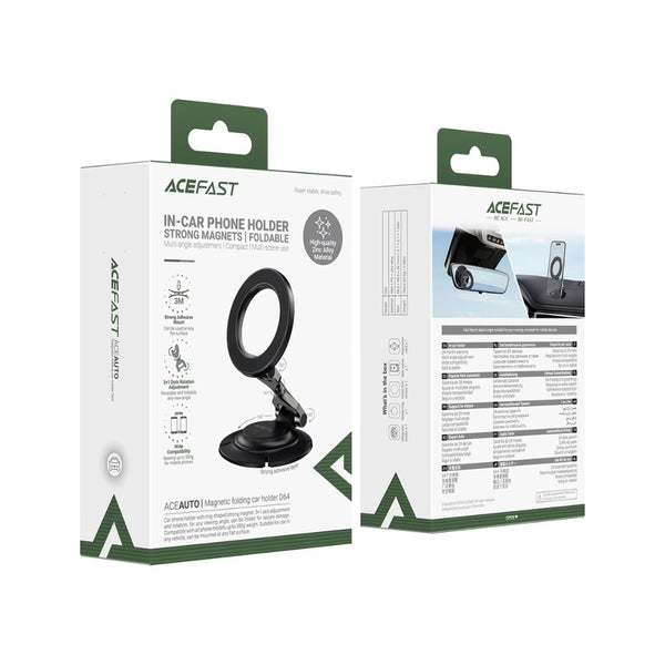 ACEFAST D64 magnetic folding car holder with 3 plus 1 axis adjustment Qatar