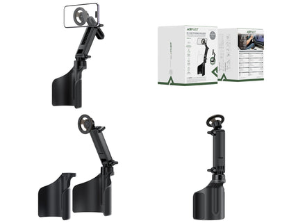 Acefast double cup holder car phone mount D62 D63 black​