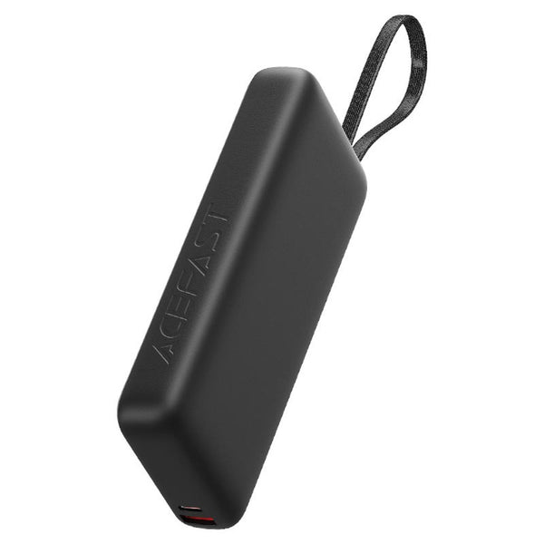 Acefast M22 20000mAh PD130W power bank with smart LED display and built-in USB-C cable Qatar