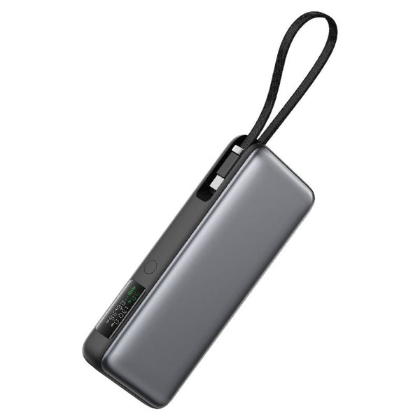 Acefast M22 20000mAh PD130W power bank with smart LED display and built-in USB-C cable Qatar