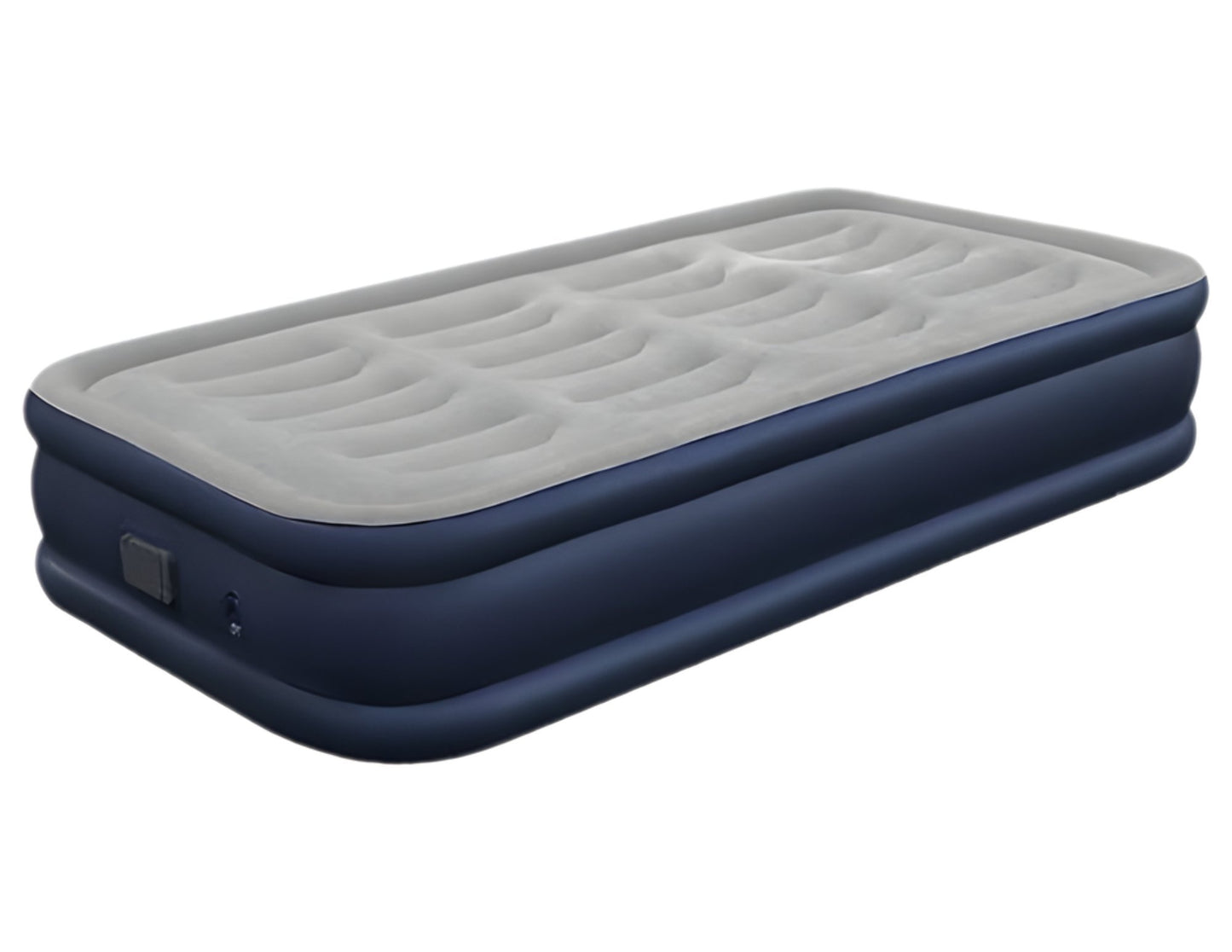 Air Bed B18 Blue+Grey single camping mattress waterproof PVC multi-chamber outdoor sleep Qatar