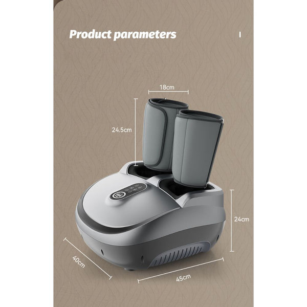 Air Pressure + 8D Intelligent Leg Massager with air compression, heating, and intelligent kneading massage